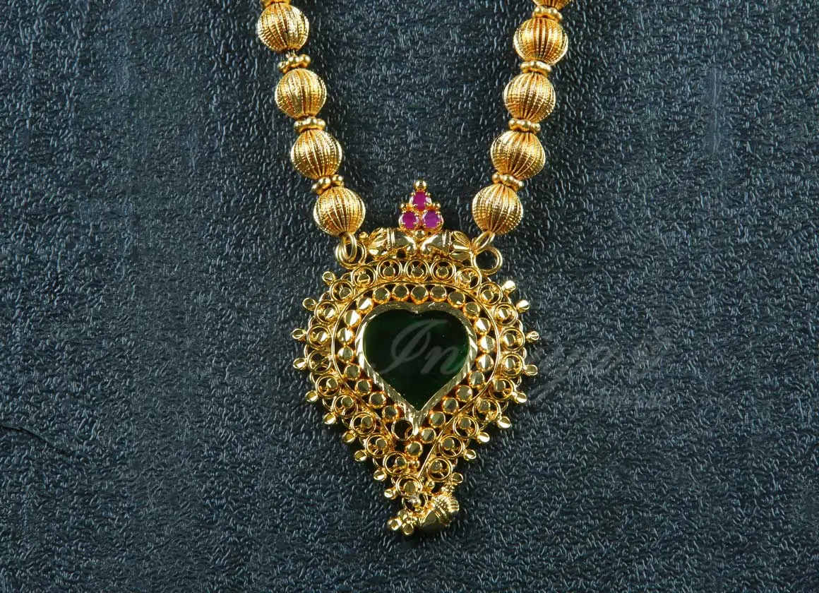Traditional Heart Locket ( Ruby Red )