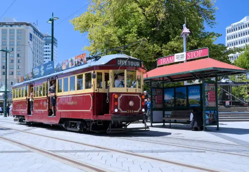 Hop on the Christchurch Tram Tour 