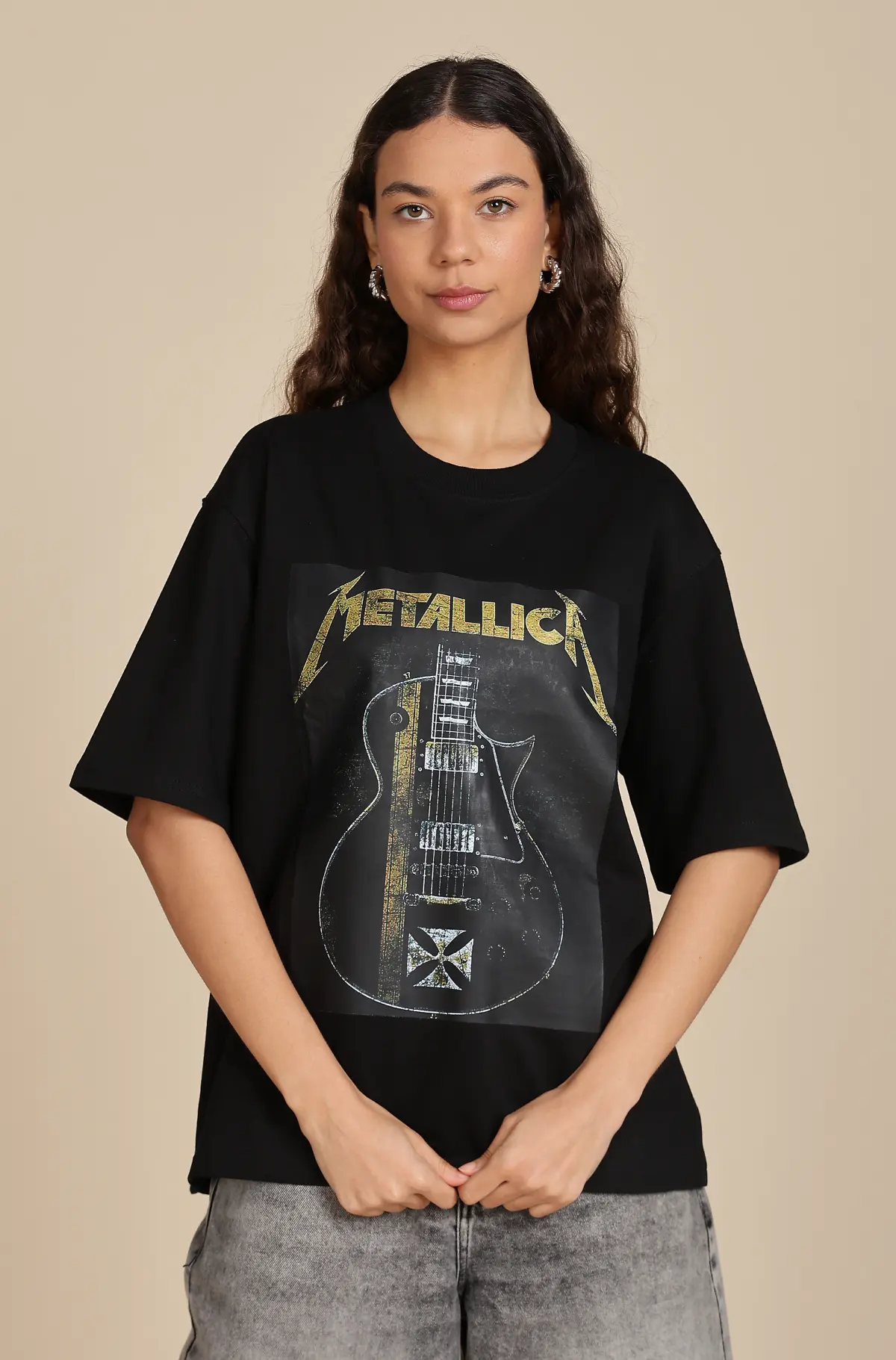 Metallica Women Graphic Printed T-Shirt