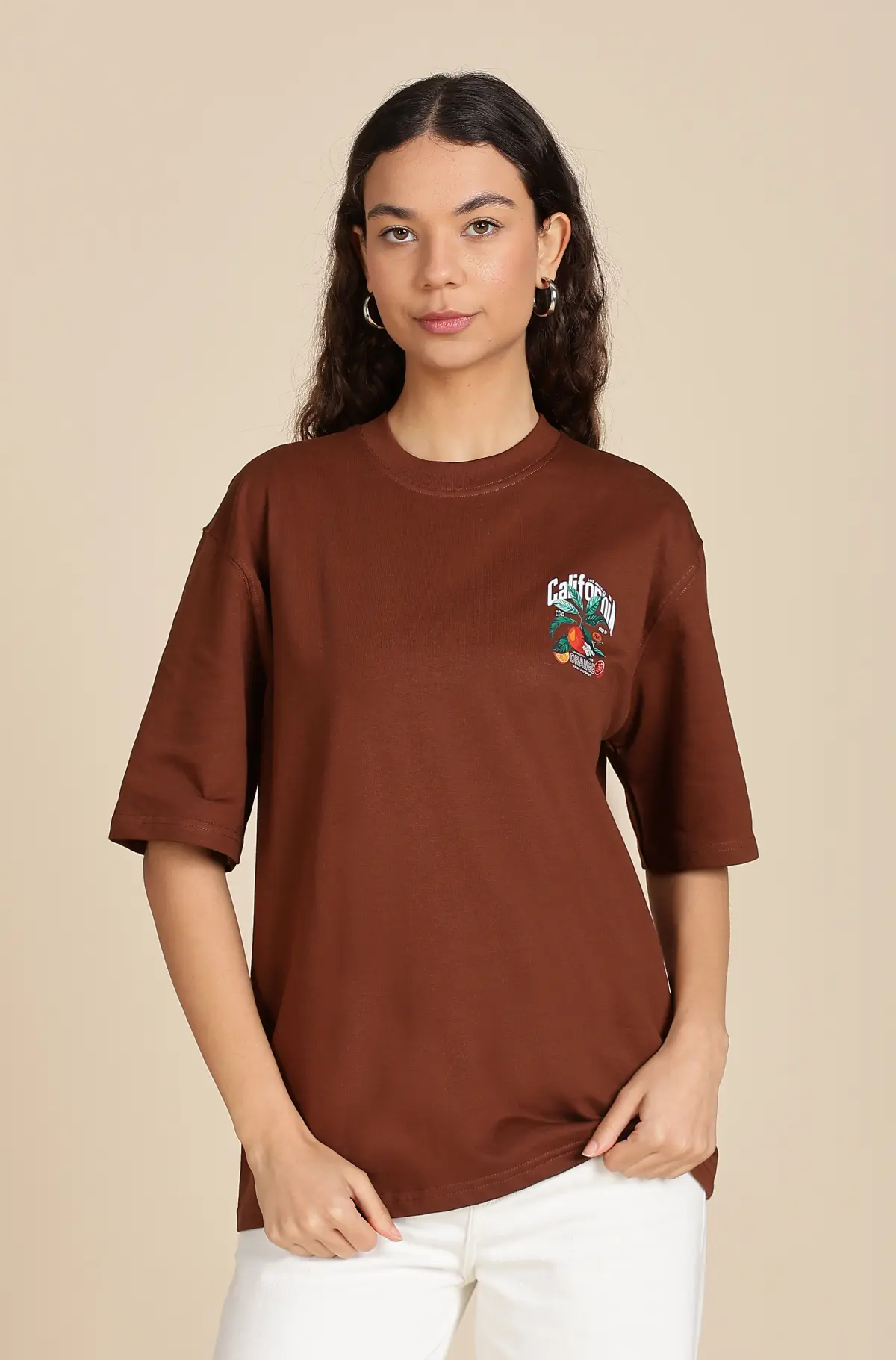 Women Graphic Print Short Sleeve Oversized Fit T Shirt for women