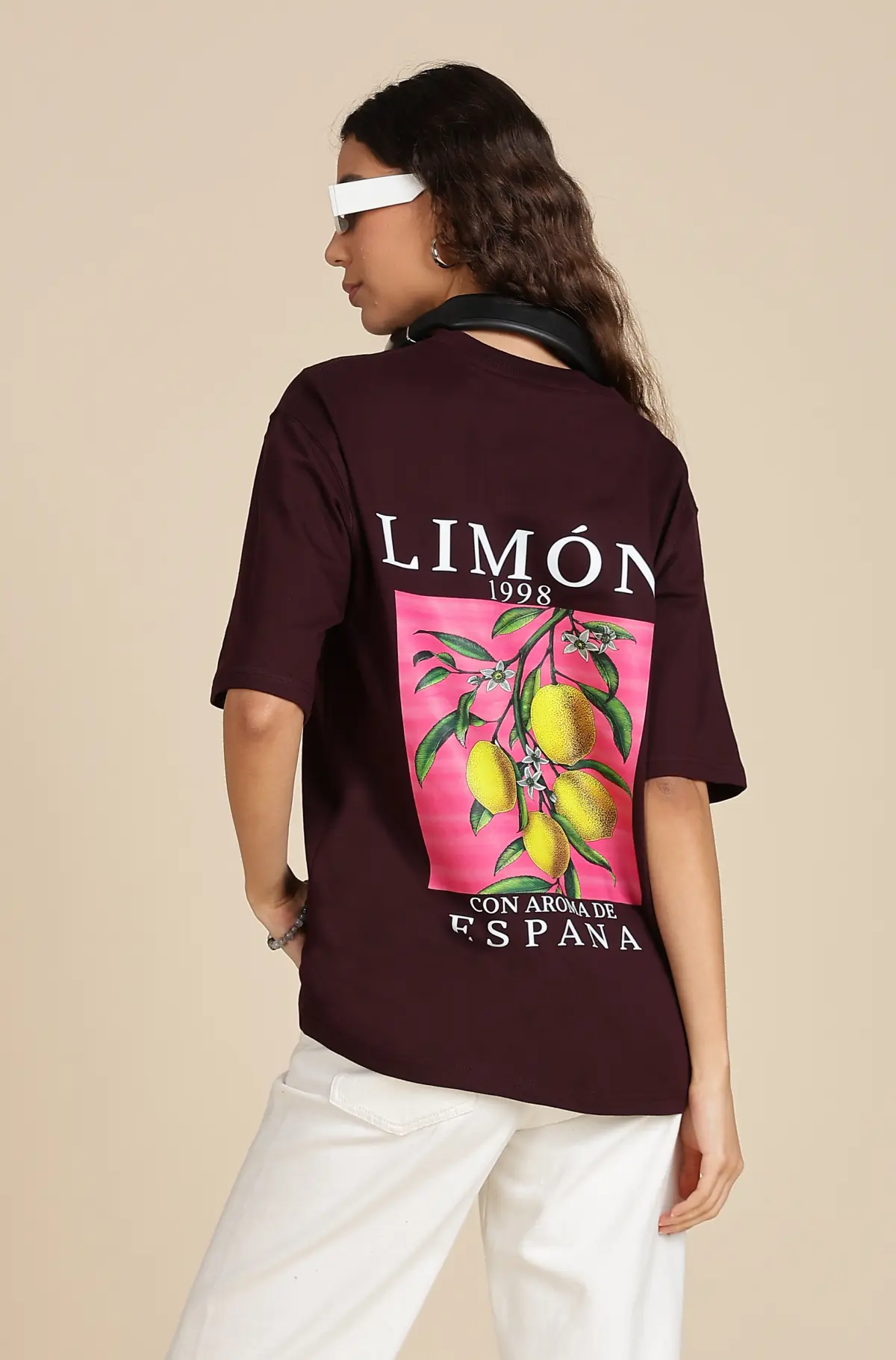 Fruit Printed Oversized T-Shirt