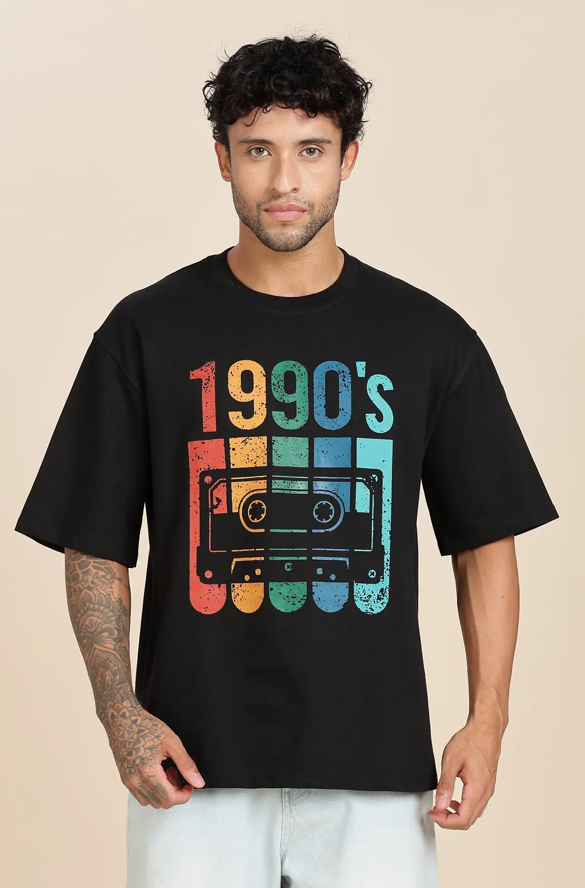 1990s Printed Unisex T-Shirt for Men