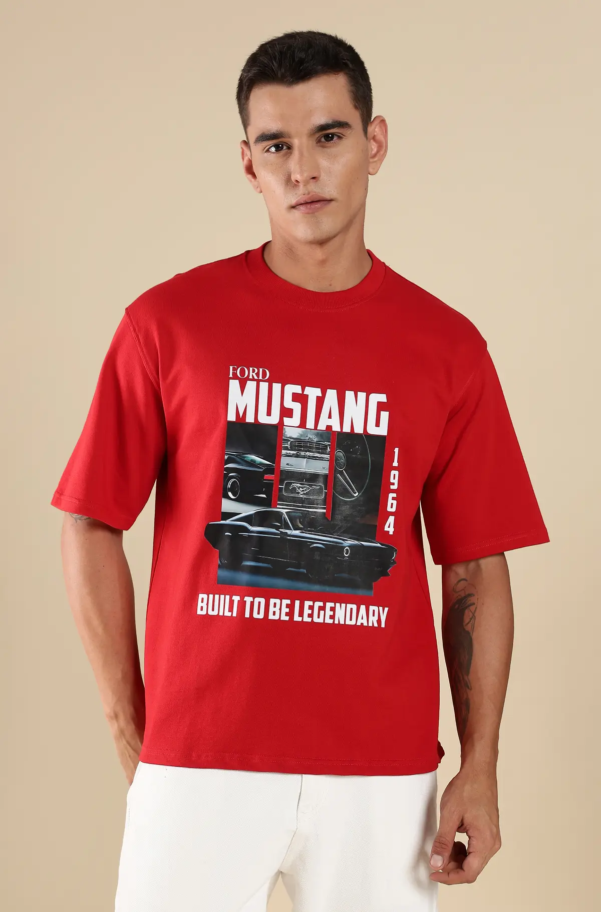 Mustang Car Printed T-shirt
