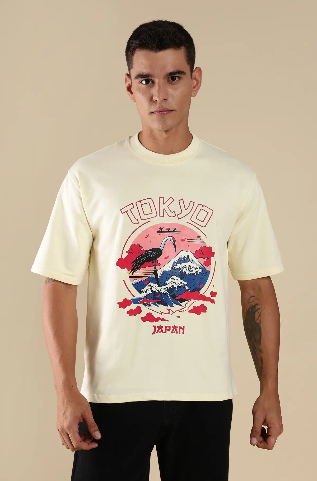 Boxy Fit Printed T-Shirt