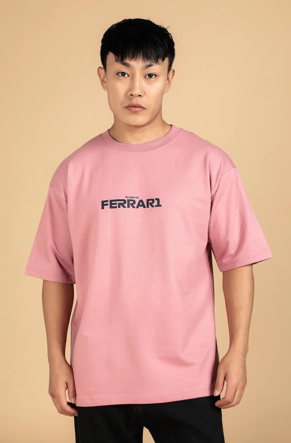 Men Scuderia Ferrari Race Graphic Print T-Shirt