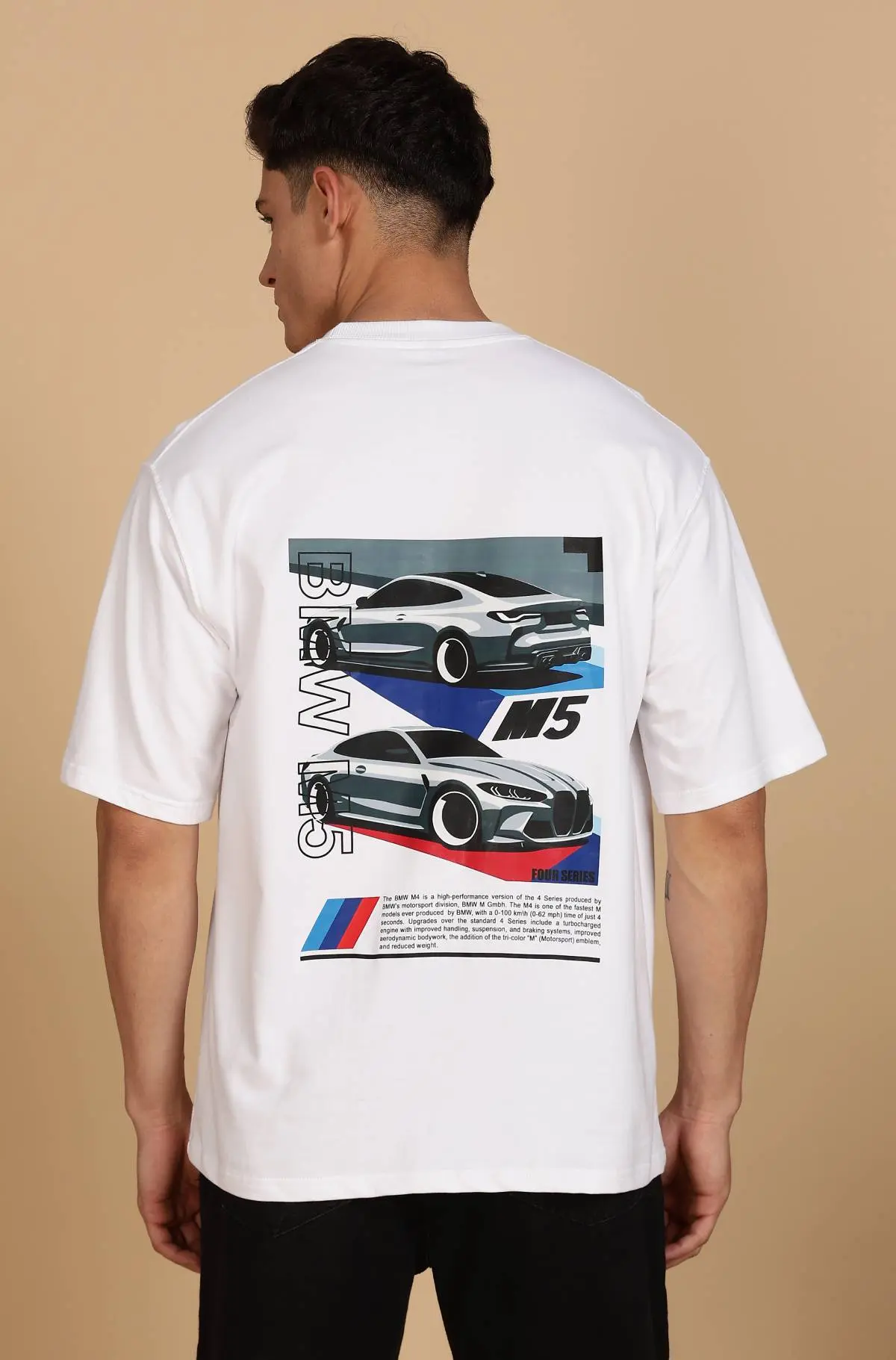 BMW Printed Oversized T-Shirt 