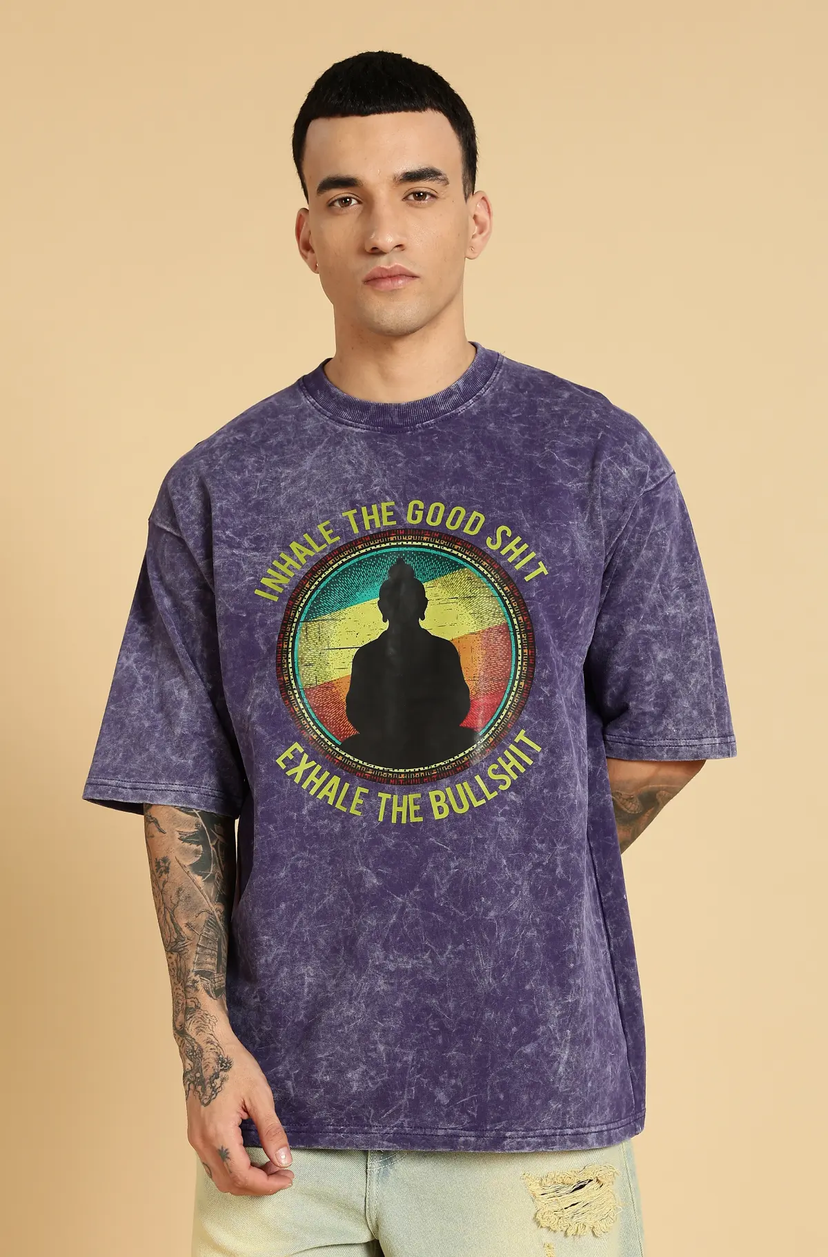 Men's Inhale Exhale Buddha T-Shirt