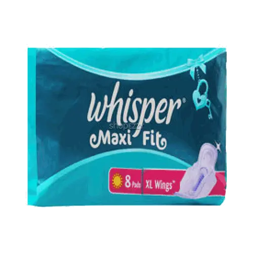 WHISPER MAXI FIT 8 PADS