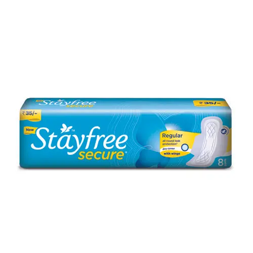 STAYFREE SECURE XL DRY COVER 7PADS