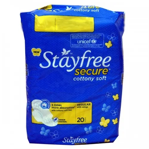 STAYFREE SECURE COTTONY SOFT 20N