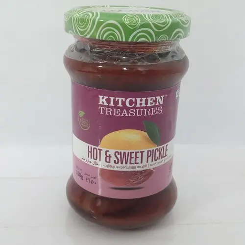 KITCHEN TREASURE HOT & SWEET LIME PICKLE 400G