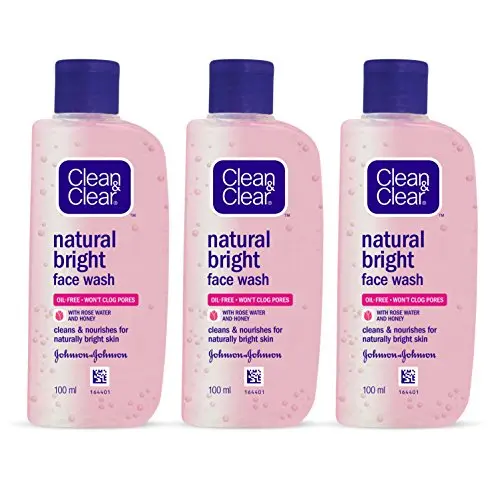 CLEAN & CLEAR NATURAL BRIGHT FACE WASH 100ML