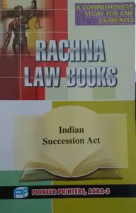 Rachna Law Books -Indian Succession Act - R.K.Agrawal
