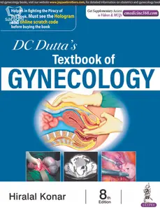 DC Dutta's Textbook of Gynecology  -  8th Edition