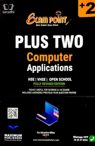 Exam Point Plus Two Computer Applications Kerala Syllabus (HSE , VHSE , Open School)