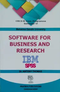 Software For Business And Research B.COM Semester 6 