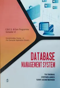 Database Management System  (Complimentary Course for Computer Application)  B Com Semester 6  MG University