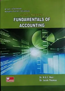 Fundamentals Of Accounting  B.COM Semester 5  M.g university