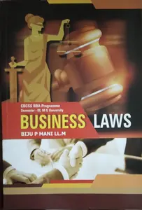 Business Laws  B.B.A Semester 3  M.g university 