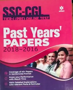 SSC - CGL  Tier-I ( pre ) online Test  past years' papers 2018-2016