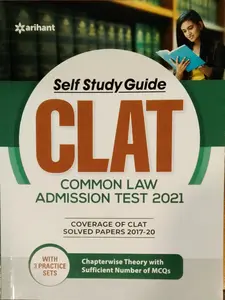 CLAT common law admission test 2021  self study guide  ( coverage of clat solved papers 2017-2020 )
