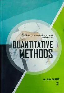 Quantitative Methods BA Economics Semester 6 M.G University 