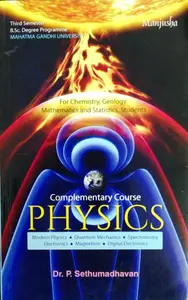 Physics BSC Semester 3 ( complementary course physics  ) For Chemistry, Geology , Mathematics and Statistics , students   M.G University