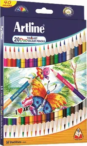 Artline Tri Art 20 Duo Colour Pencils