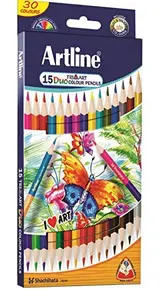 Artline Tri Art 15 Duo Colour Pencils