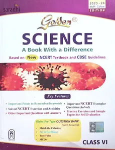 Class 6 - Golden Science For CBSE Students - Latest Edition 2023-24