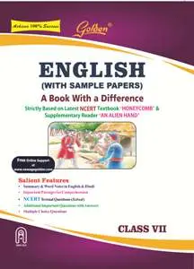 Class 7 - Golden English Guide For CBSE Students - Latest Edition