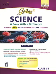 Class 7 - Golden Science Guide For CBSE Students - Latest Edition 2023-24