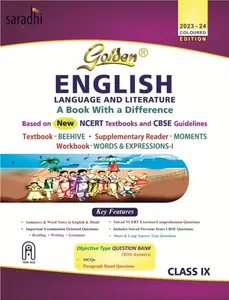 Class 9 - Golden English For CBSE Students - Latest Edition 2023-24