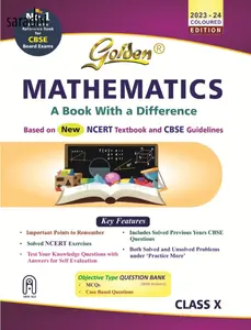 Class 10 - Golden Mathematics Basic For CBSE Students - Latest Edition 2023-24