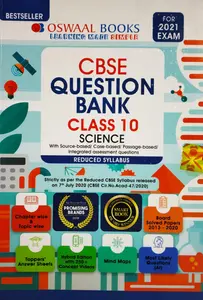 Class 10 - Oswaal Science Question Bank For CBSE Students - 2021 Edition