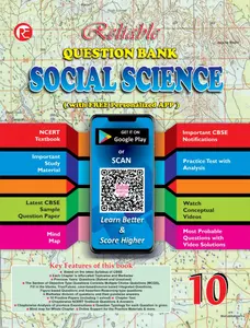 Class 10 - Reliable Social Science Question Bank For CBSE Students - Latest Edition