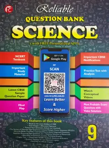 Class 9 - Reliable Science Question Bank For CBSE Students - Latest Edition