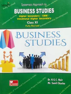 Plus One - Business Studies (Higher Secondary, VHSE, CBSE) - Dr. KGC Nair