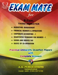 Exam Mate - B.Com Third Semester Guide - M G University