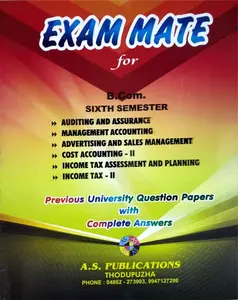 Exam Mate - B.Com Sixth Semester Guide - M G University