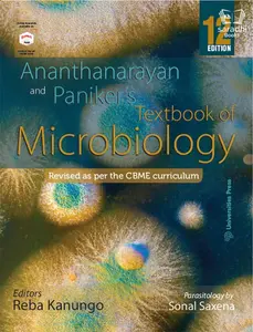 Textbook of Microbiology Ananthanarayan and Paniker's | 12th edition