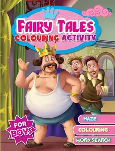 Fairy Tales Colouring Activity For Boys