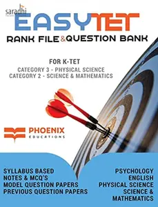 Easytet : Rank File & Question Bank  For K-TET - Category 3 : Physical Science - Category 2 : Science &  Mathematics 