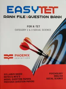 Easytet : Rank file & Question Bank  For K-TET - Category  2 & 3 : Social Science 