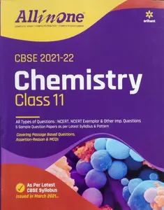 CBSE 2021-22 Chemistry Guide All in one Class 11