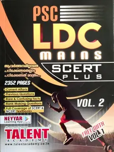 PSC LDC  Mains  SCERT Plus - Talent  Academy  Vol I & II