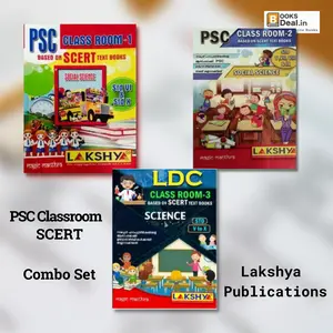 PSC Classroom 1, 2 and 3 Based On SCERT Books (Social Science & Science) Combo Set