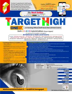 Target High 6th Colored Hybrid Edition  - Most Trusted Book For Nurses Recruitment Exams 2021