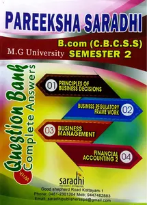 Pareeksha Saradhi B.Com Question Bank with Answers - Semester 2 : MG University
