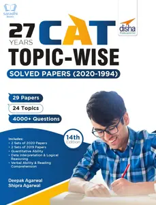 27 Years CAT Topic-wise Solved Papers (2020-1994)